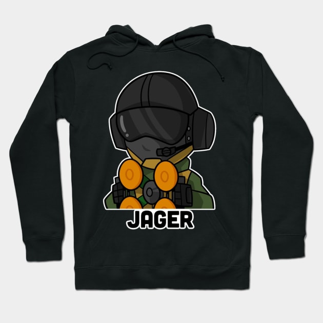 jager from rainbow six siege r6 Hoodie by deviriastinika